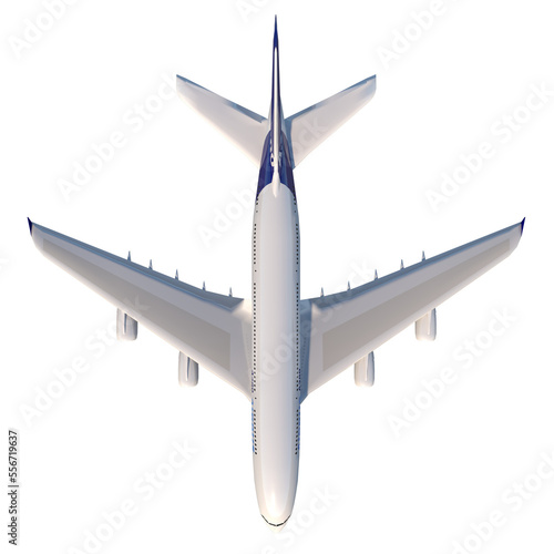 Leinwand Poster Airplane 1- Top view png