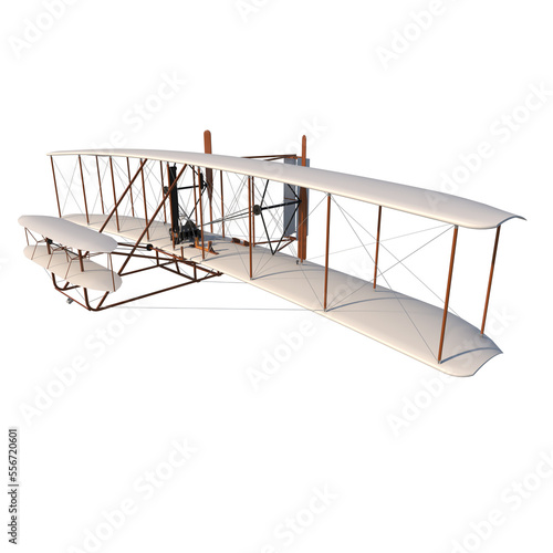 Bilde på lerret Wright Flyer 1- Perspective F view png