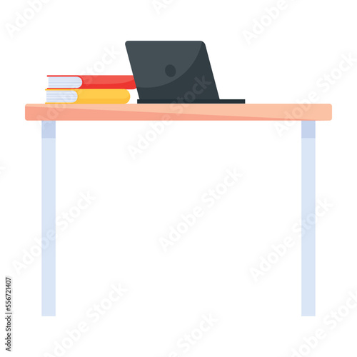 Flat vector denoting workplace