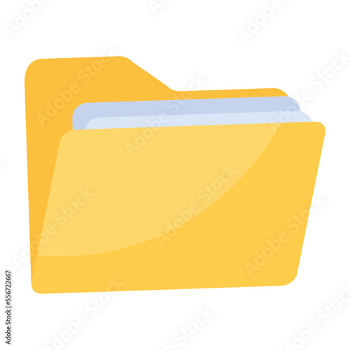 Check out flat icon of file folder 