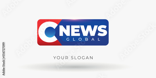 Professional TV Channel logo Concept template