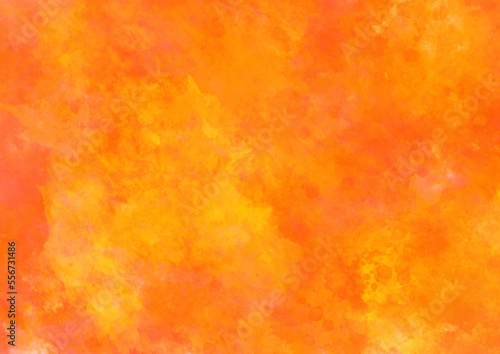 熱そうなオレンジのアナログ風背景素材