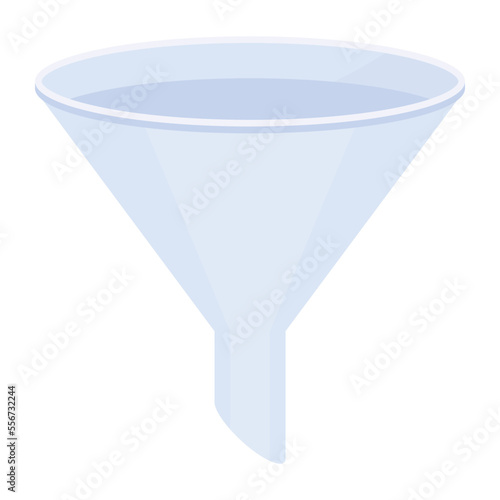 Get this flat icon of funnel 