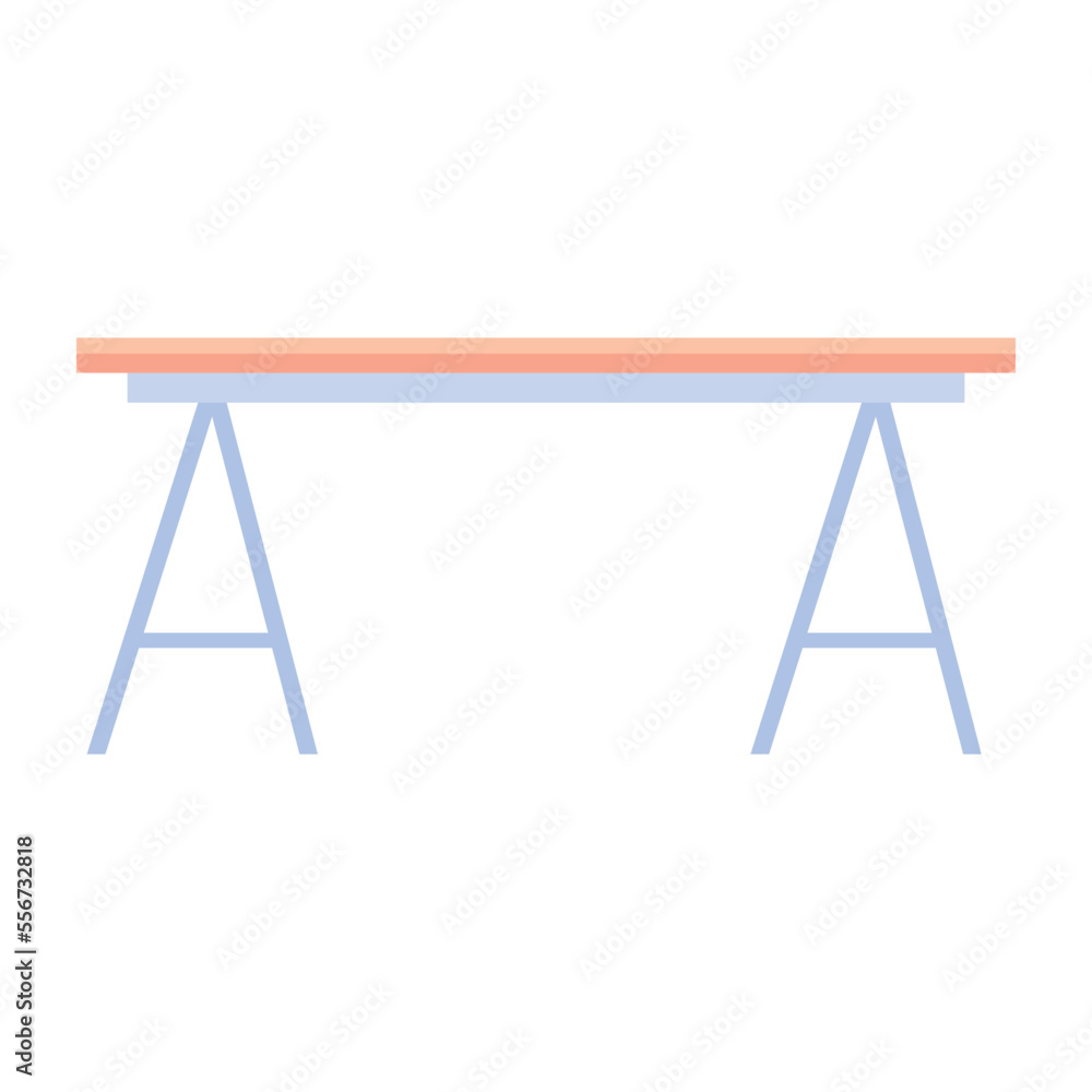 Flat vector denoting workplace Flat vector denoting workplace