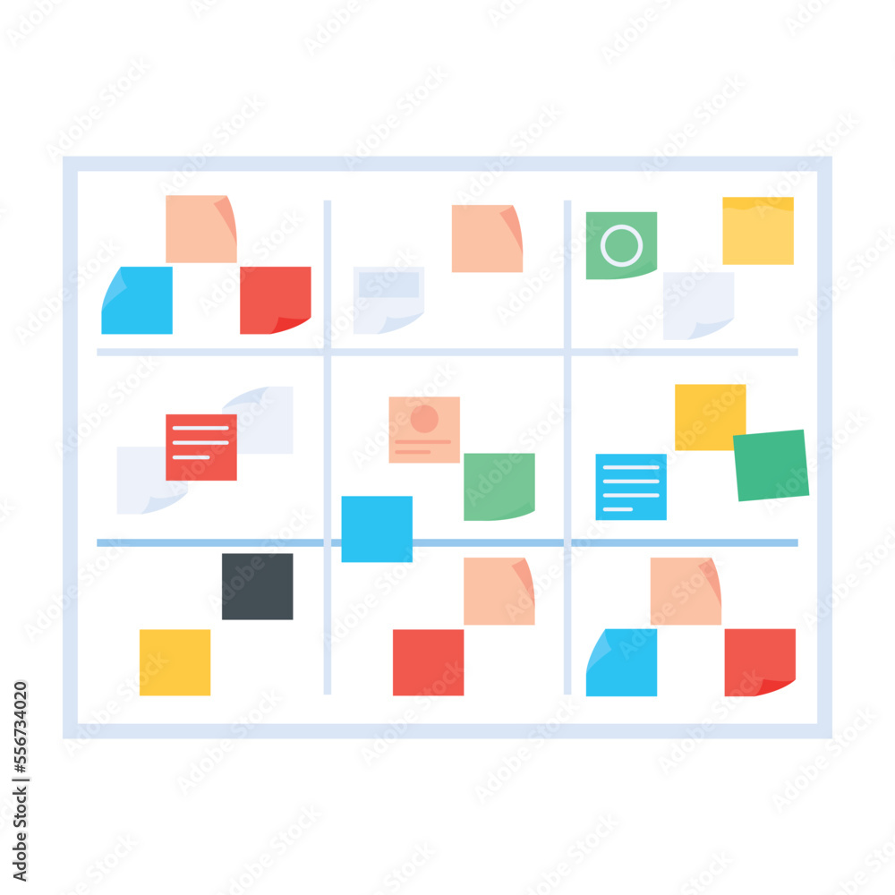 Modern icon of data analysis in flat style Modern icon of data analysis in flat style