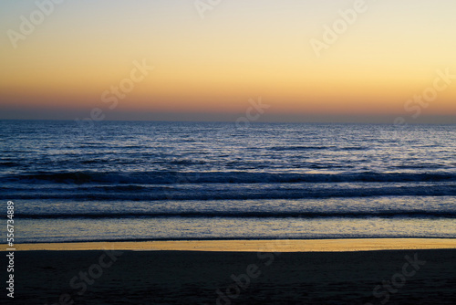 Fototapeta Naklejka Na Ścianę i Meble -   Sunset by the sea, Italy