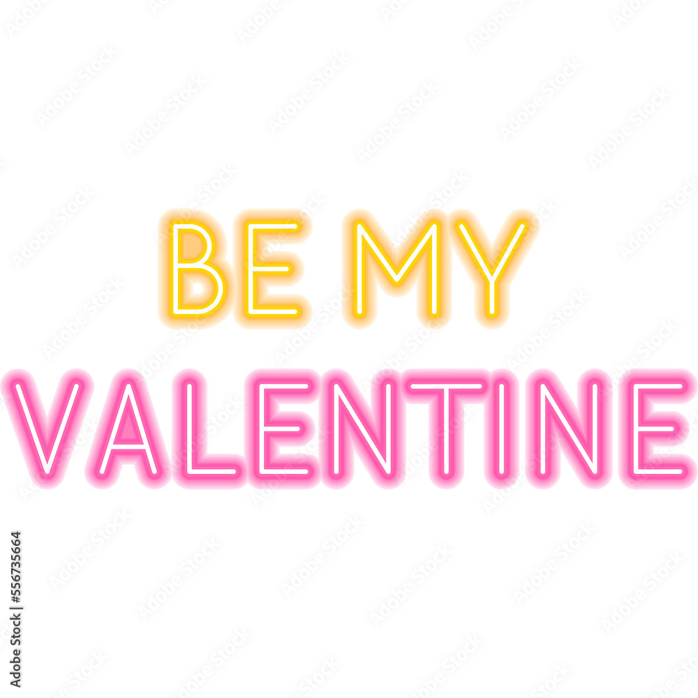 Be My Valentine Neon Sign. Illustration of Love Promotion. Be My Valentine Neon Sign. Illustration of Love Promotion.