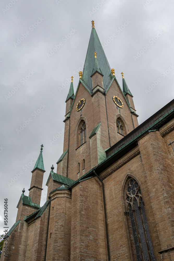 Fototapeta premium View of The Linkoping Cathedral, Linkoping, Sweden