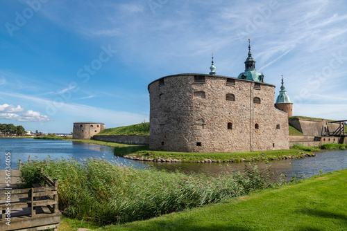 View of The Kalmar Castle in summer, Sweden