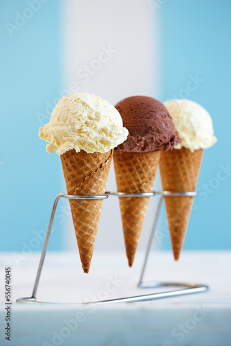 Three Ice Cream Cones photo