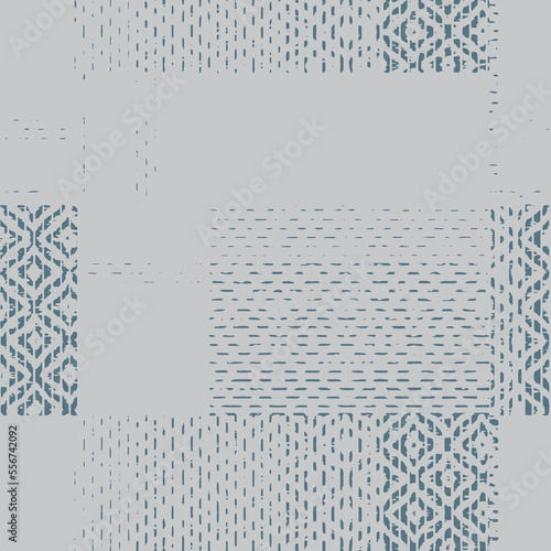 Nature dyes organic textures rug print with stripes, collage and floral chevron. Ink textured japanese background. Ethnic fabric . Bohemian fashion. Endless watercolor texture. African rug.