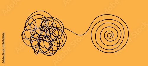 Transformation stress in psychology. Mental health concept.Professional conversation with a specialist. Flat vector illustration