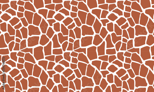 Giraffe skin seamless pattern
