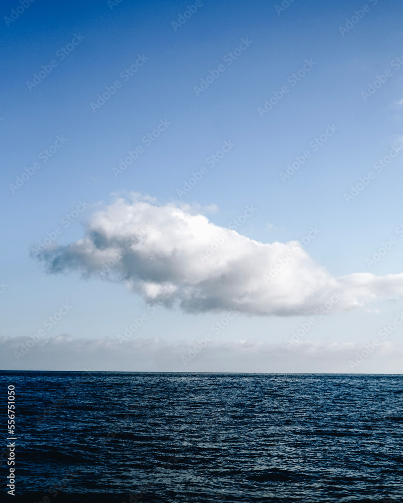 cloud over the ocean