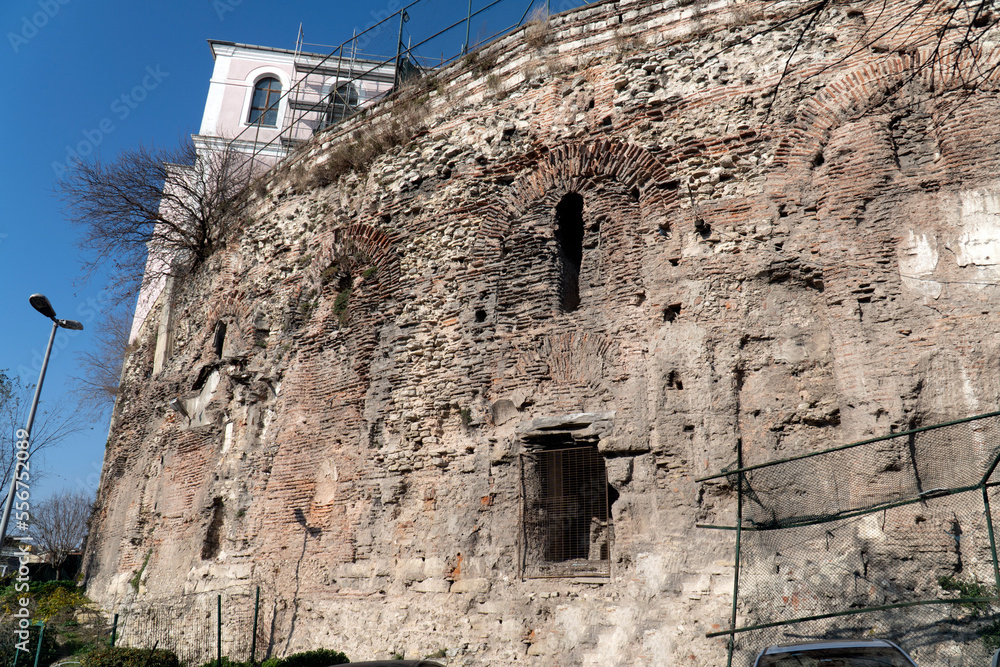 Ruins of Istanbul Hippodrome, Sultanahmet. Istanbul-Turkey