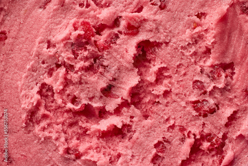 Fototapete raspberry sorbet texture