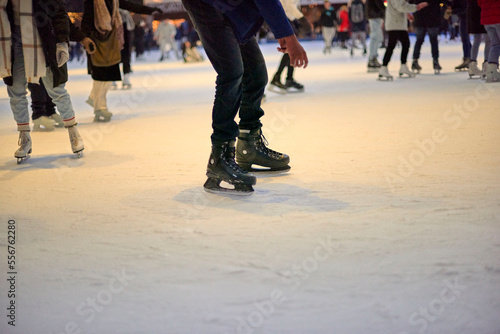 Photography people ice skating.