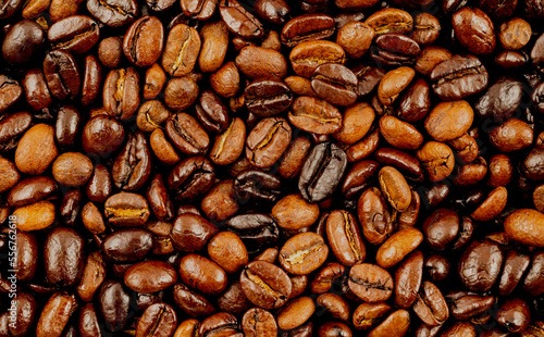 Roasted coffee beans; Artwork photo