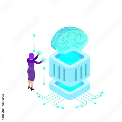 Electronic Brain Connection Composition