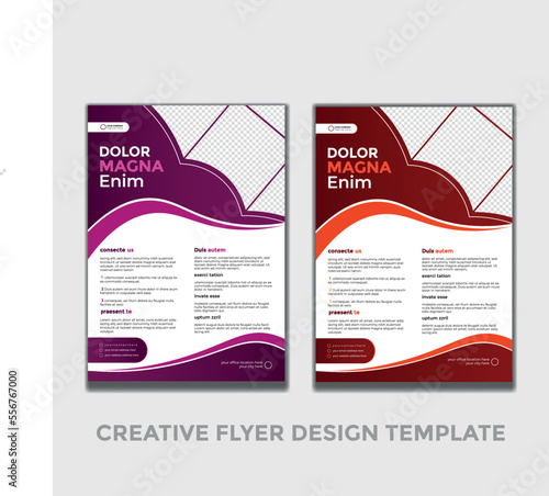 Modern, Creative, Corporate Flyer Design Template