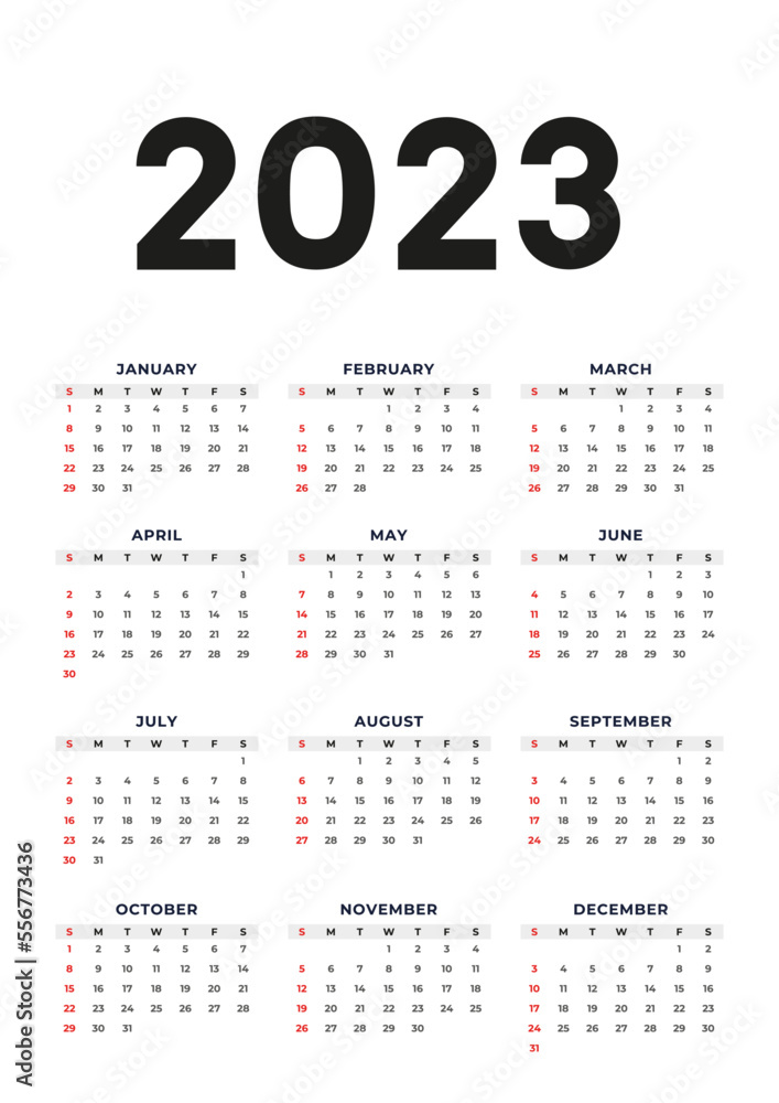 New 2023 Calendar New 2023 Calendar