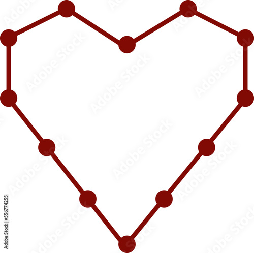 Heart Love Emoji Icon Object Symbol Gradient Vector Art Design Cartoon Isolated Background.
