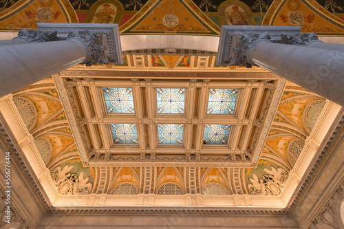 Interior of the Library of Congress. photo