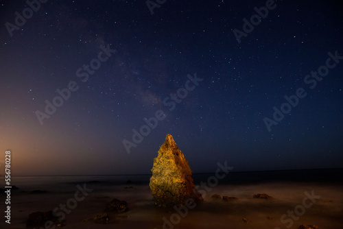 The Milky Way above El Matador State Beach. photo