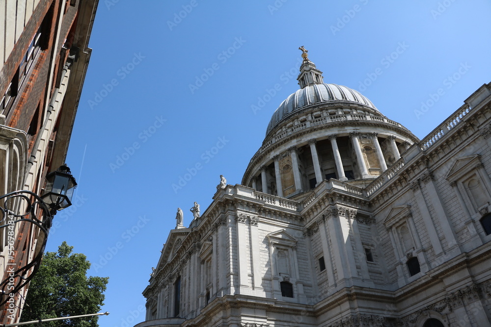 The Saint Paul´s Cathedral in London, England Great Britain
