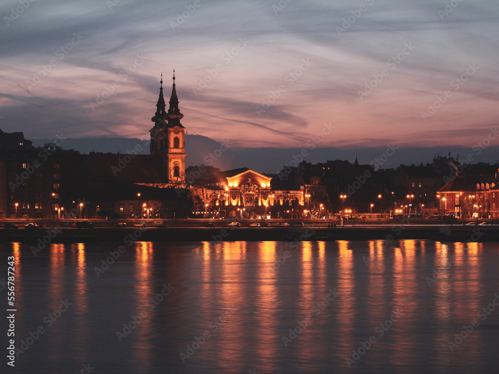 Fototapeta premium view of the town