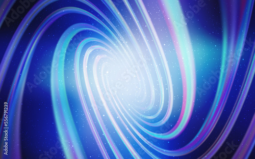 Light Pink, Blue vector texture with milky way stars.