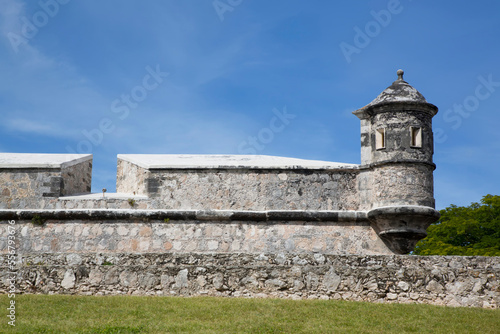 Outer Walls of Fort of San Jose el Alto, Campeche, Mexico; Campeche, State of Campeche, Mexico photo