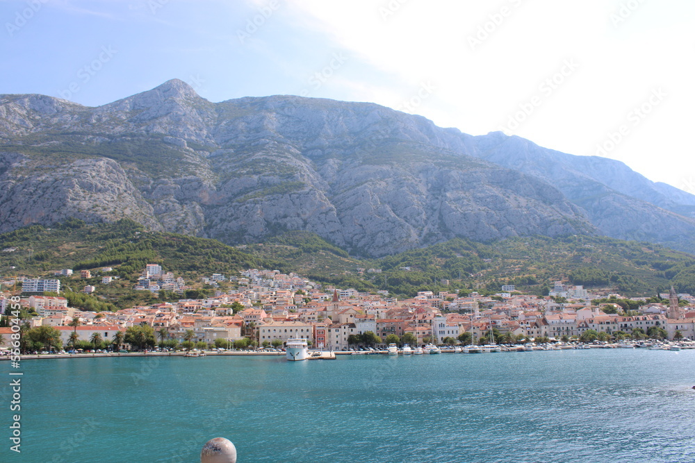 Fototapeta premium view of kotor bay country