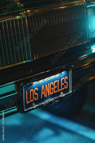 Quadro em tela Los angeles low rider close up