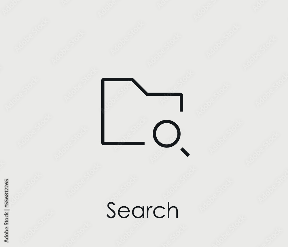 Search file vector icon. Editable stroke. Symbol in Line Art Style for Design, Presentation, Website or Mobile Apps Elements, Logo. Search file symbol illustration. Pixel vector graphics - Vector Search file vector icon. Editable stroke. Symbol in Line Art Style for Design, Presentation, Website or Mobile Apps Elements, Logo. Search file symbol illustration. Pixel vector graphics - Vector