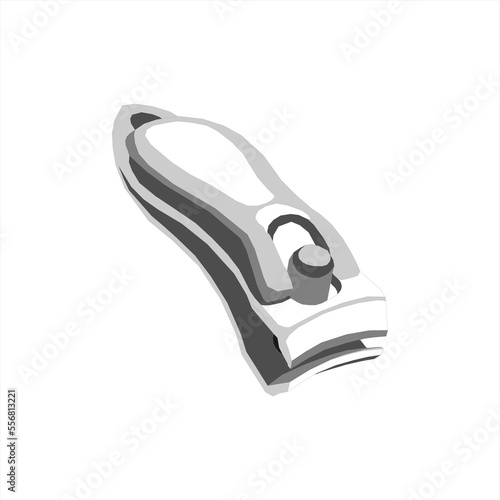 The best nail clipper vector illustration in trendy simple color flat design style. Editable graphic resources for many purposes.