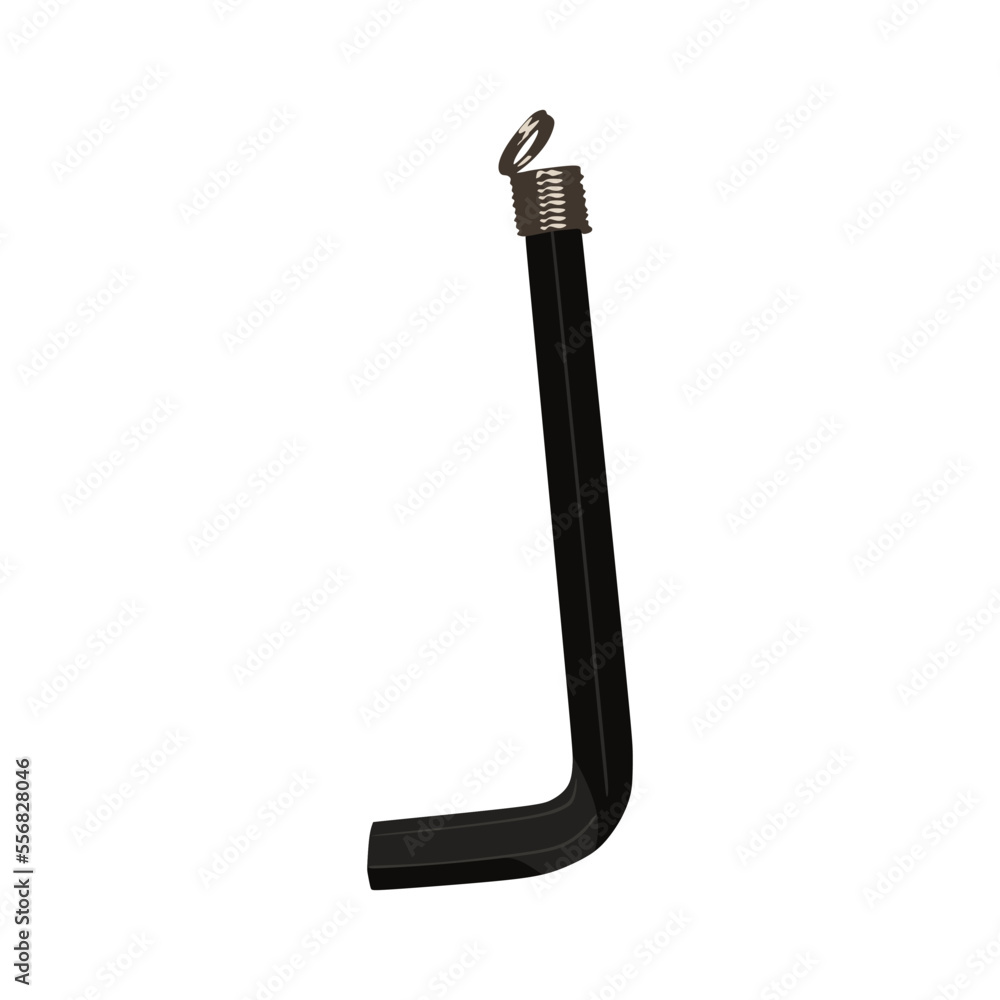 vector illustration, L key, semi realistic flat cartoon design style. vector illustration, L key, semi realistic flat cartoon design style.
