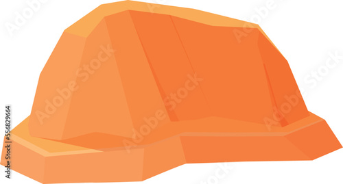 Sky canyon icon cartoon vector. Cliff rock. Arizona landscape