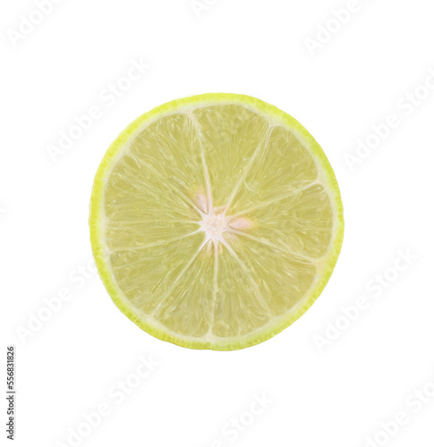 Limes with slices isolated transparent png
