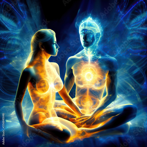 Tantric love - By Generative AI photo