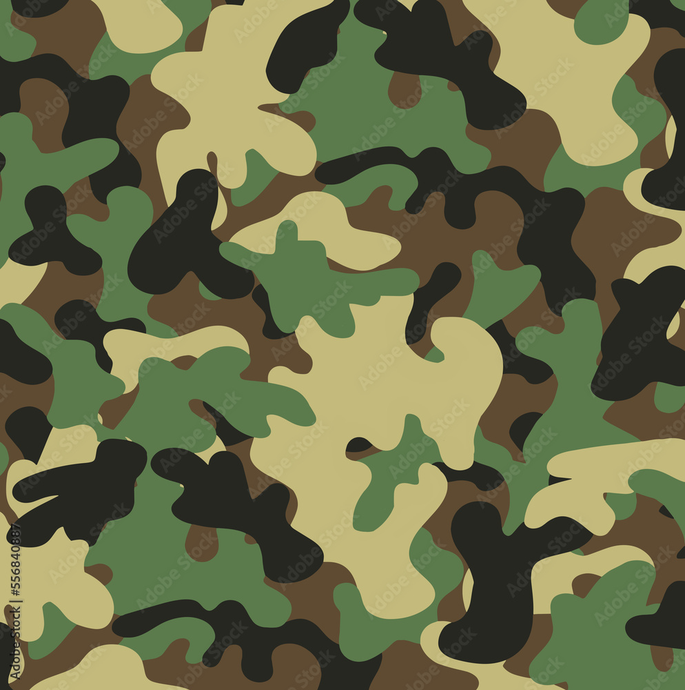Naklejka premium Camuflagem