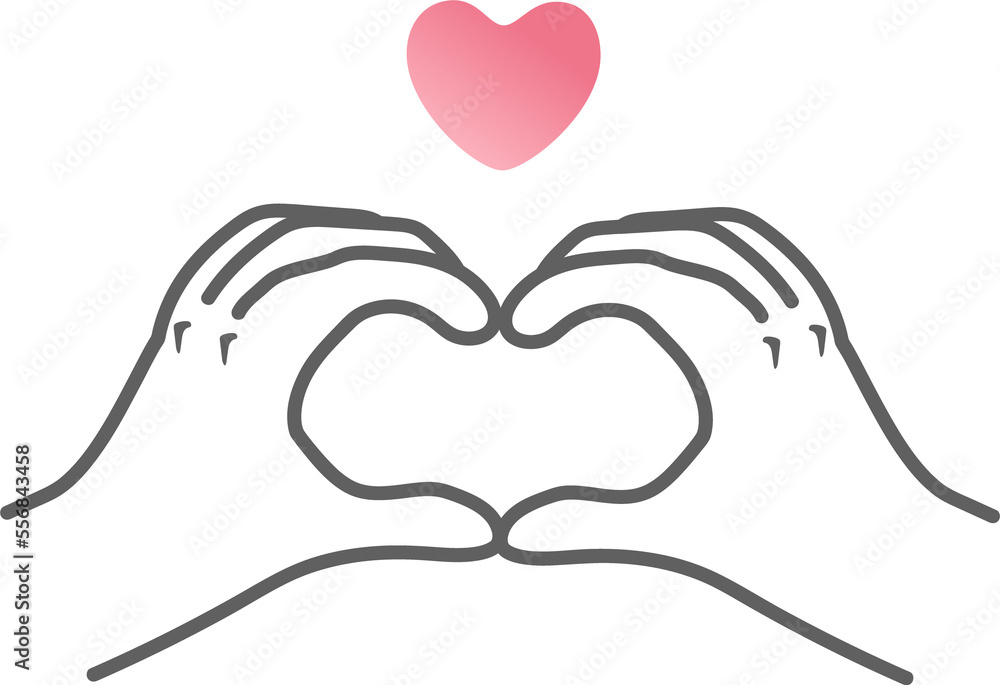 finger love emoji Stock Illustration Adobe Stock