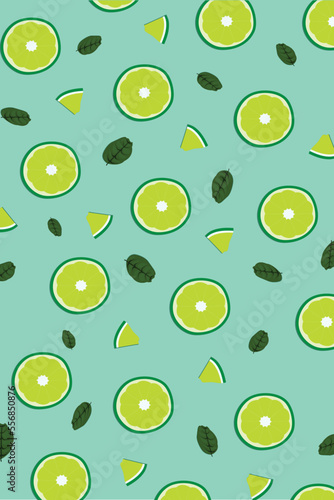 Wallpaper summer lime