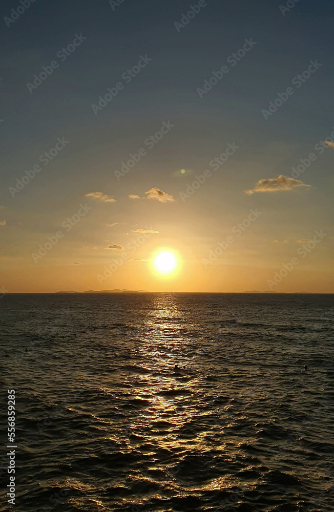 바다, 일몰, 일출, Sea, sunset, sunrise