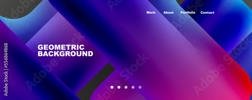 Geometric fluid shapes with liquid colors abstract background. Vector Illustration For Wallpaper, Banner, Background, Card, Book Illustration, landing page