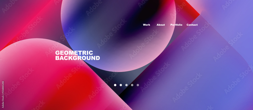 Abstract circles and round shapes landing page background. Vector Illustration For Wallpaper, Banner, Background, Card, Book Illustration, landing page. Pattern design concept Abstract circles and round shapes landing page background. Vector Illustration For Wallpaper, Banner, Background, Card, Book Illustration, landing page. Pattern design concept