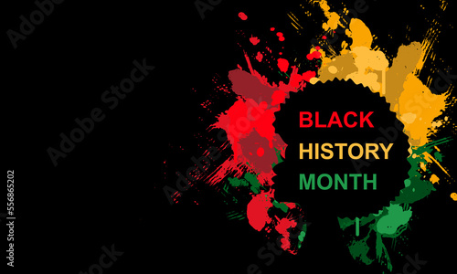 Fotografia, Obraz Celebrating Diversity and Empowerment: A Modern Times Black History Month Illust