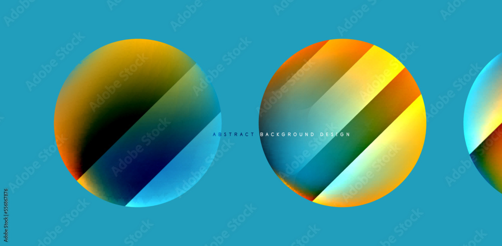 Circles with glossy surface and light and shadow effects abstract background. Template for covers, templates, flyers, placards, brochures, banners Circles with glossy surface and light and shadow effects abstract background. Template for covers, templates, flyers, placards, brochures, banners