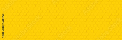 Hex texture. Yellow honeycomb geometric pattern, abstract chemistry technology science hexagonal modern paper cut origami vector textured wallpaper