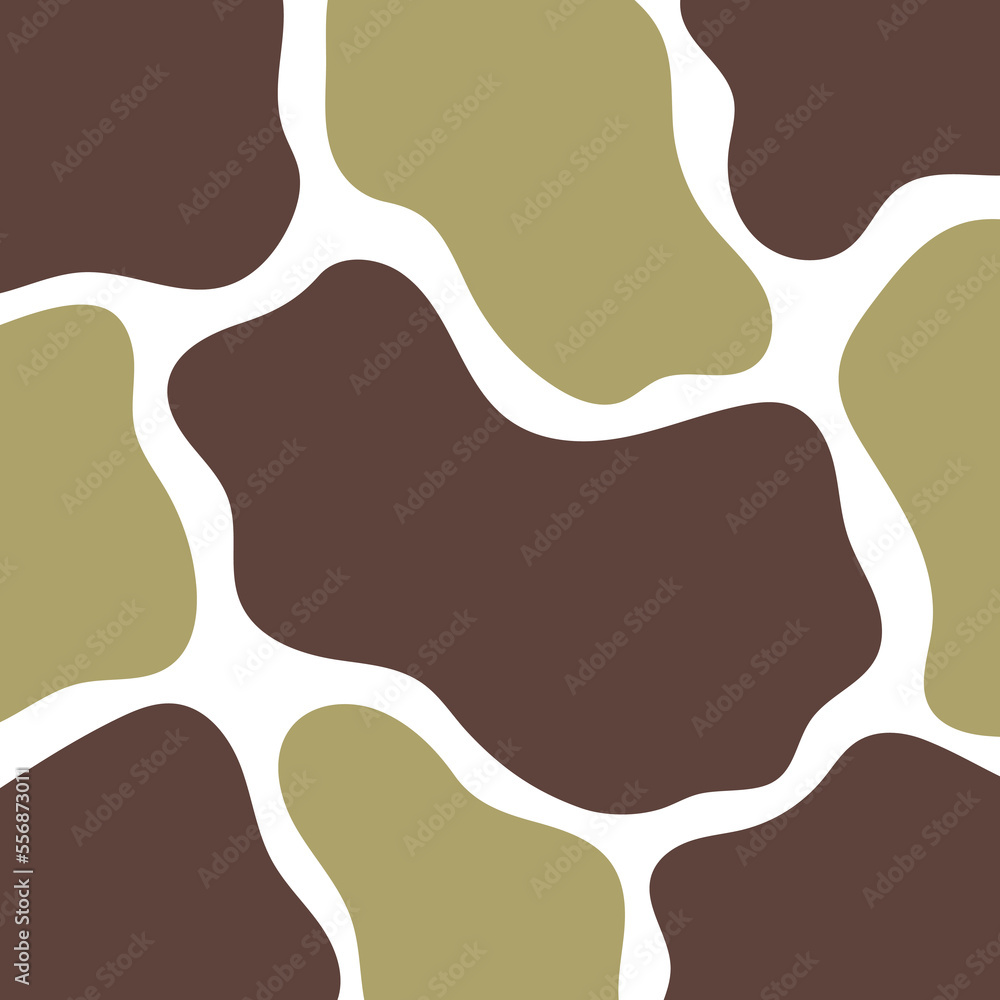 Vector cow print pattern animal seamless for printing, cutting stickers, cover, wall stickers, home decorate and more.